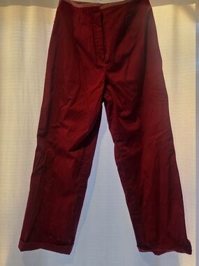 Willi Smith Burgundy Chino Pants